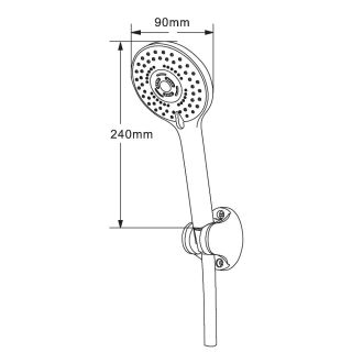 Душевой набор Orange OAS011 хром
